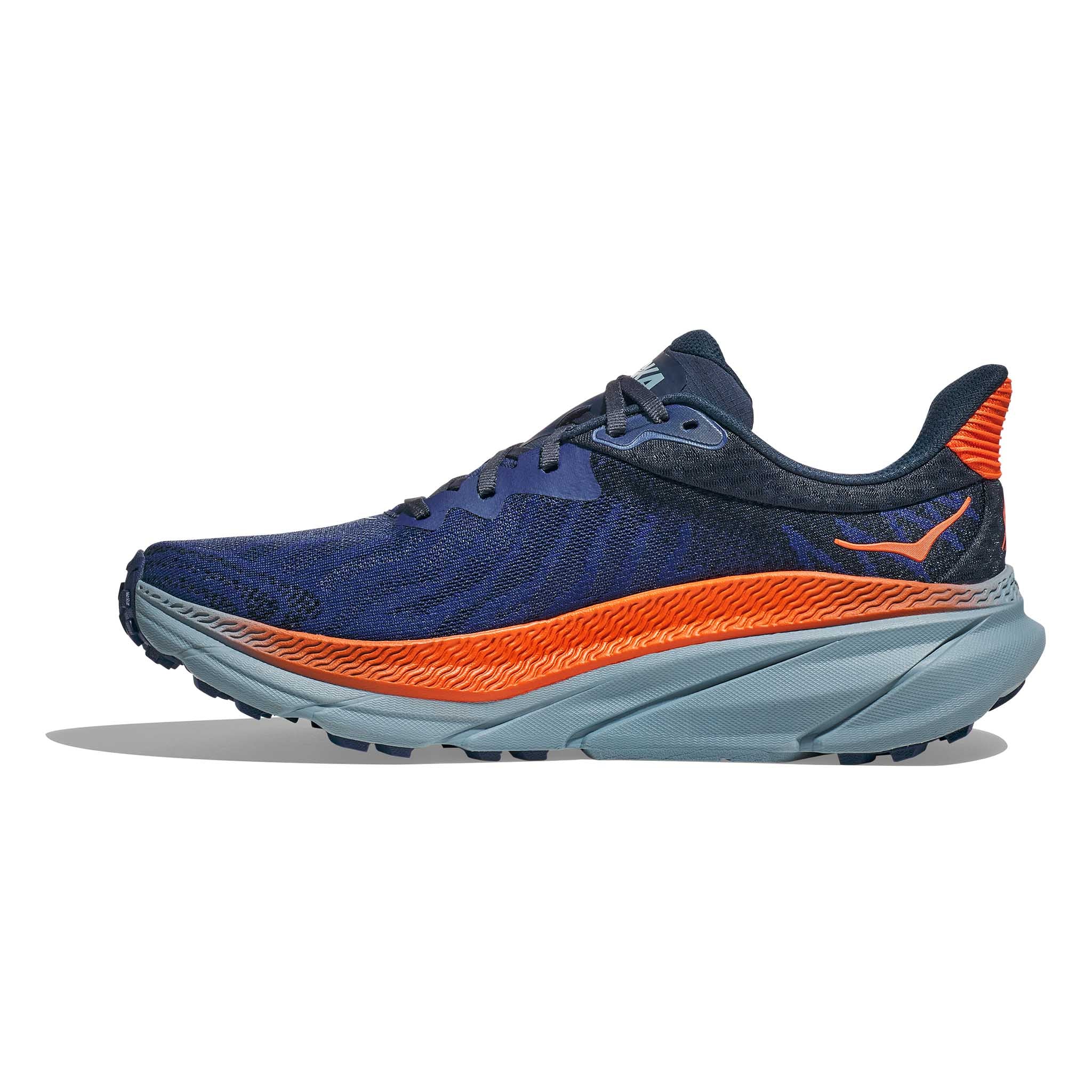 Hoka Challenger 7 Mens Running Shoes: Bellwether Blue/Stone Blue