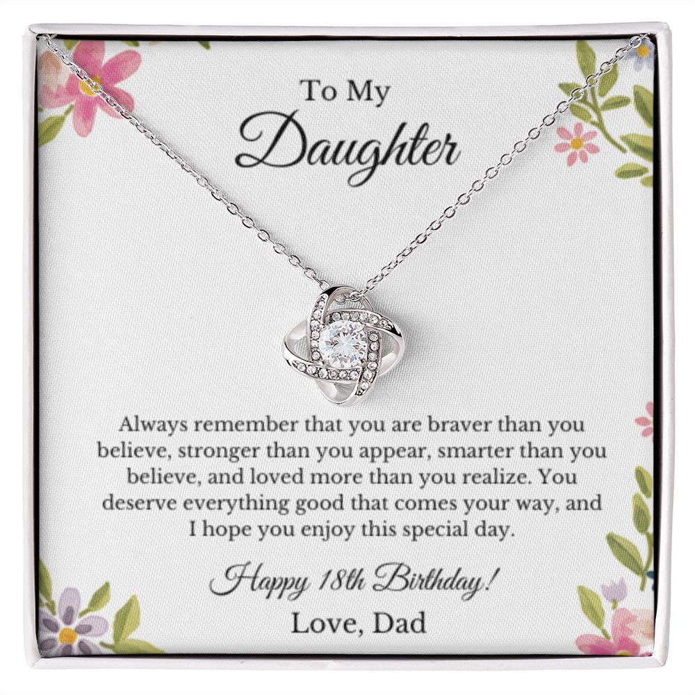 To My Daughter Necklace, Daughter Gift from Dad, Mom, Daughter Birthday Gift  | eBay