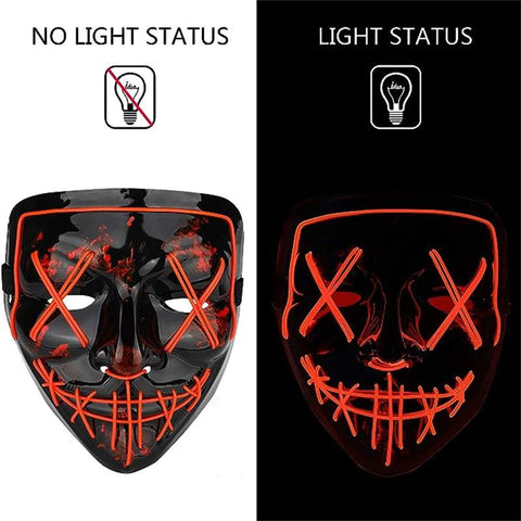 LumoMas™ Halloween LED Light Up Mask
