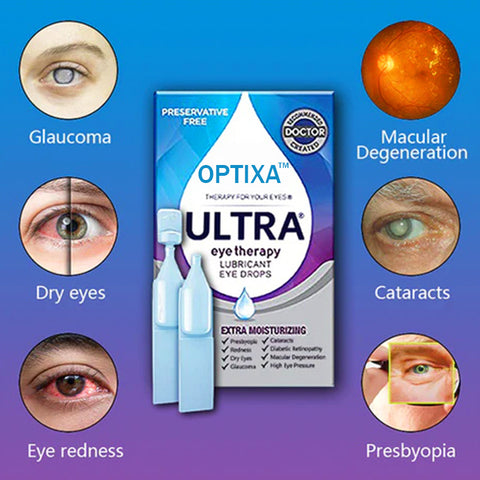 Optixa™ Cataracts Glaucoma Lubricating Eye Drops Doctor Recommended