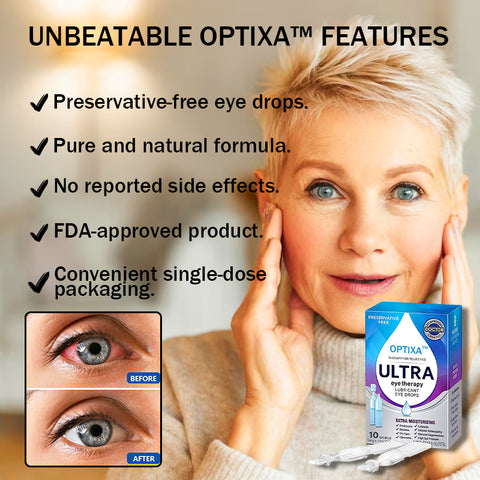 Optixa™ Cataracts Glaucoma Lubricating Eye Drops Doctor Recommended