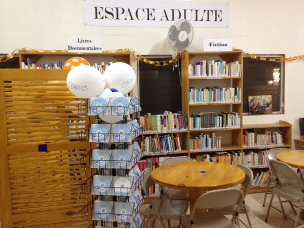 Inauguration de la bibliotheque de la Societe Haitienne d'Aide aux Aveugles