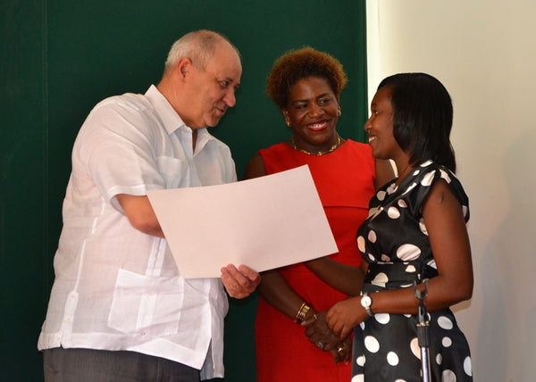 Remise de la bourse Fondation Lucienne Deschamps