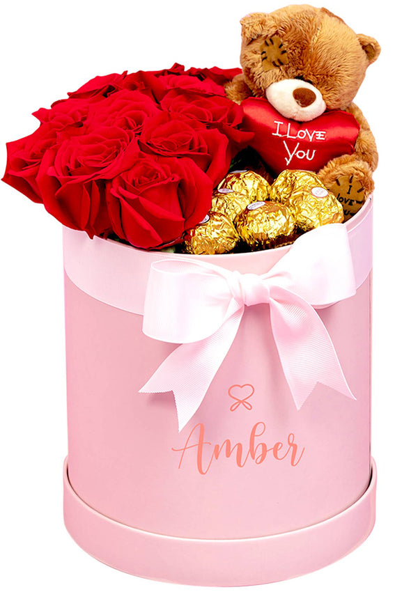 Flores con chocolates – Florería Bloom