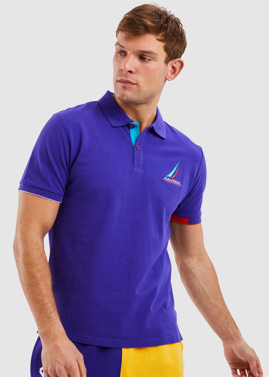 Coble Polo Shirt - Purple – Nautica