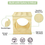 wooden cube climber details
