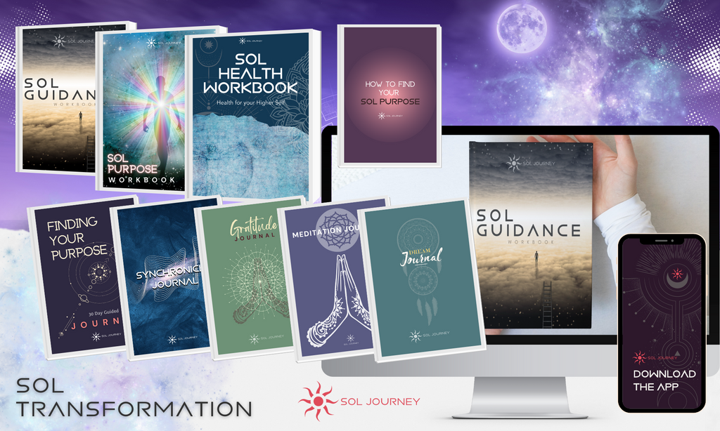 Sol Transformation - 3 workbooks, 1 book, and 5 journals