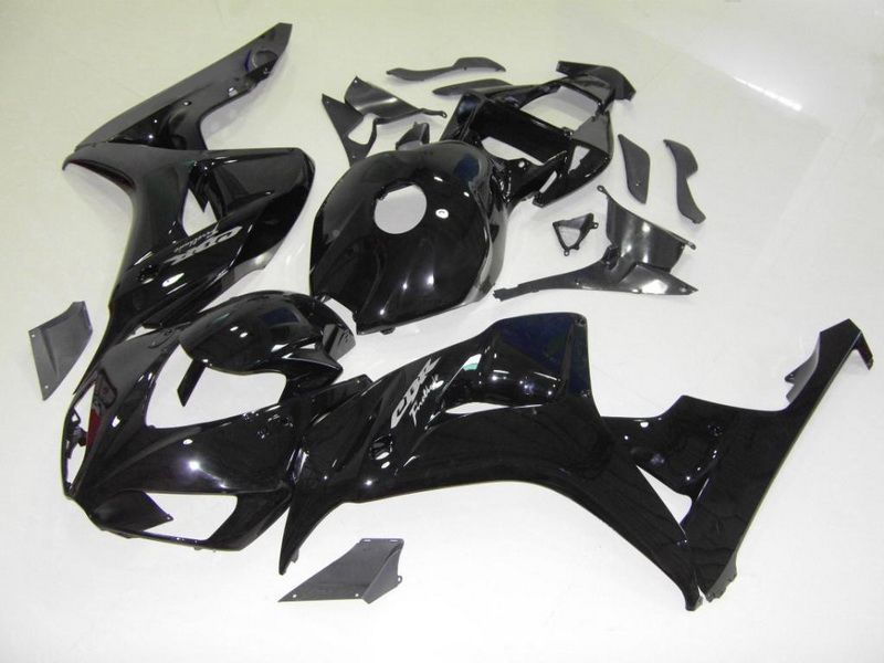 Fairings For Honda - CBR1000RR 06-07 Black & Silver Decals – Summitfairings