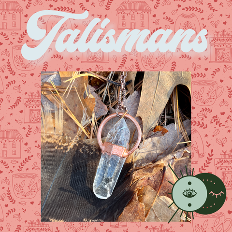 talisman crystal necklaces for full moon ritual and meditation