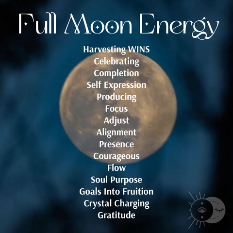 full moon crystal energy
