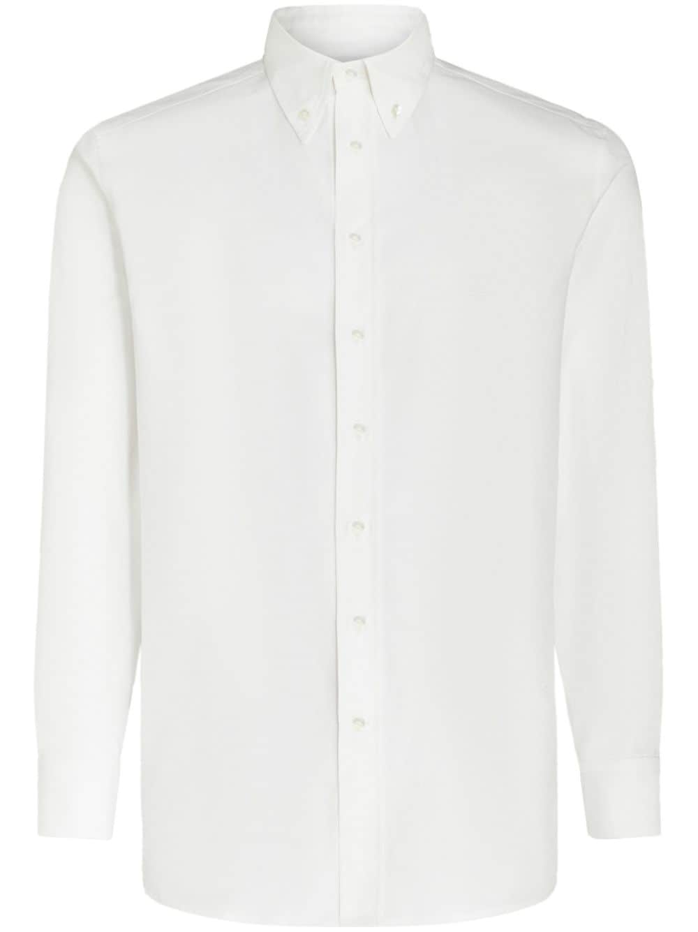 camicia roma bottondown bianca product