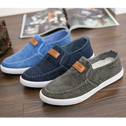 Sapato Casual Mocassim Masculino - Denim Lux