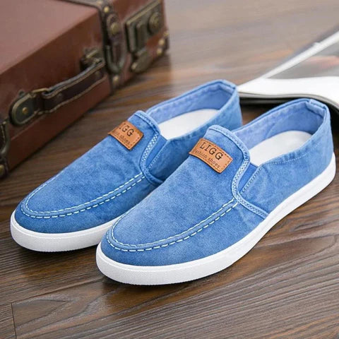 Sapato Casual Mocassim Masculino - Denim Lux