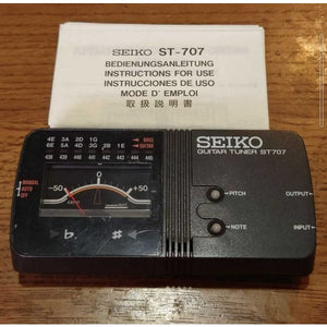 SEIKO Digital tuner ST-707 for guitar