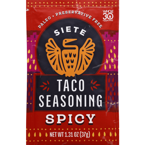 Siete Spicy Taco Seasoning 131 Ounce — Wholelotta Good 2720