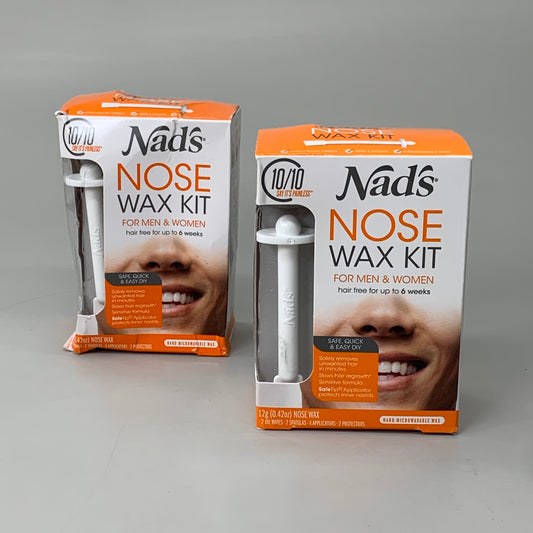 Nad's Hair Removal Nose Wax Kit for Men & Women