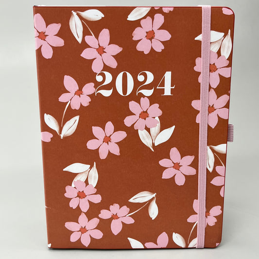 Graphique Go Your Way 2024 Planner Journal 18 Months 8x10 White PUW01724
