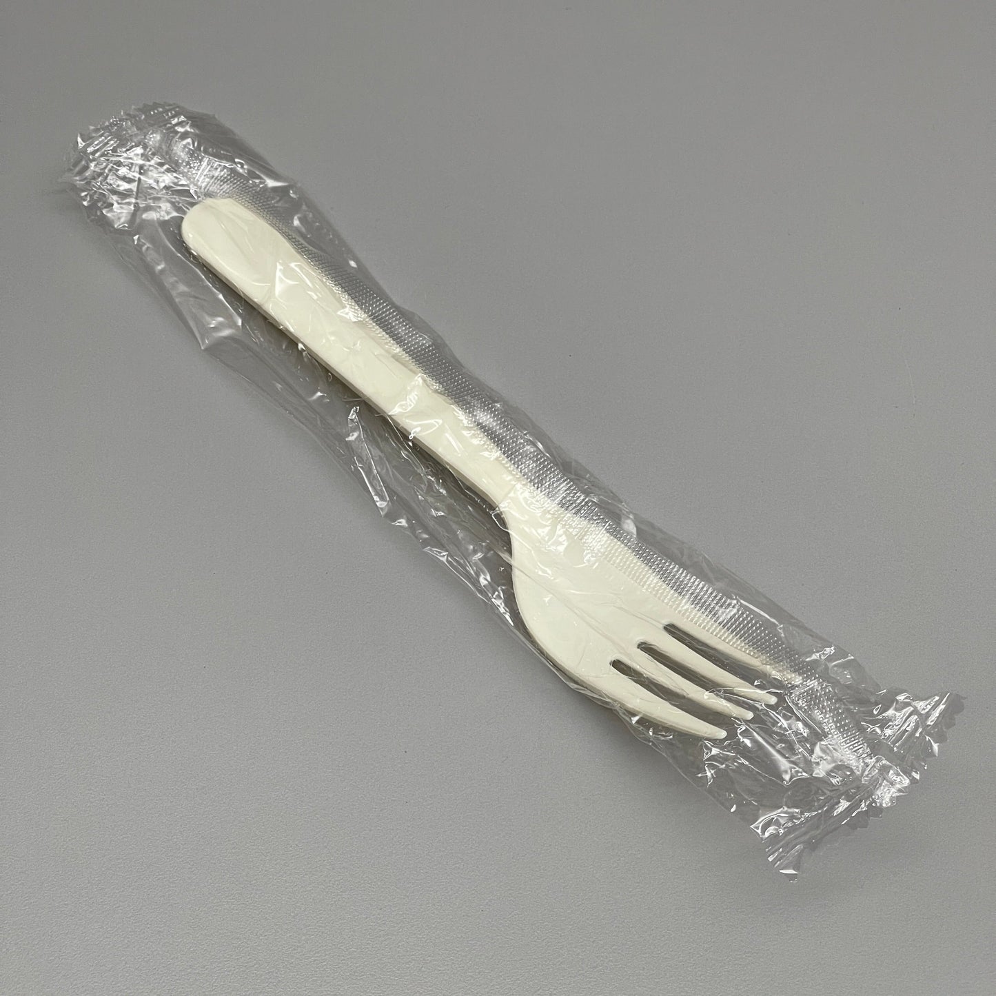 ZA@ KANAK NATURALS Heavy Weight Flexible Plastic Forks Individually Wrapped 1000 ct Cream PC6200 (New) F