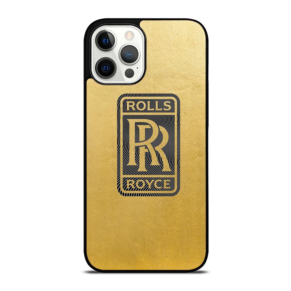 Rolls Royce Logo Gold Iphone 12 Pro Max Case Cover Casepole