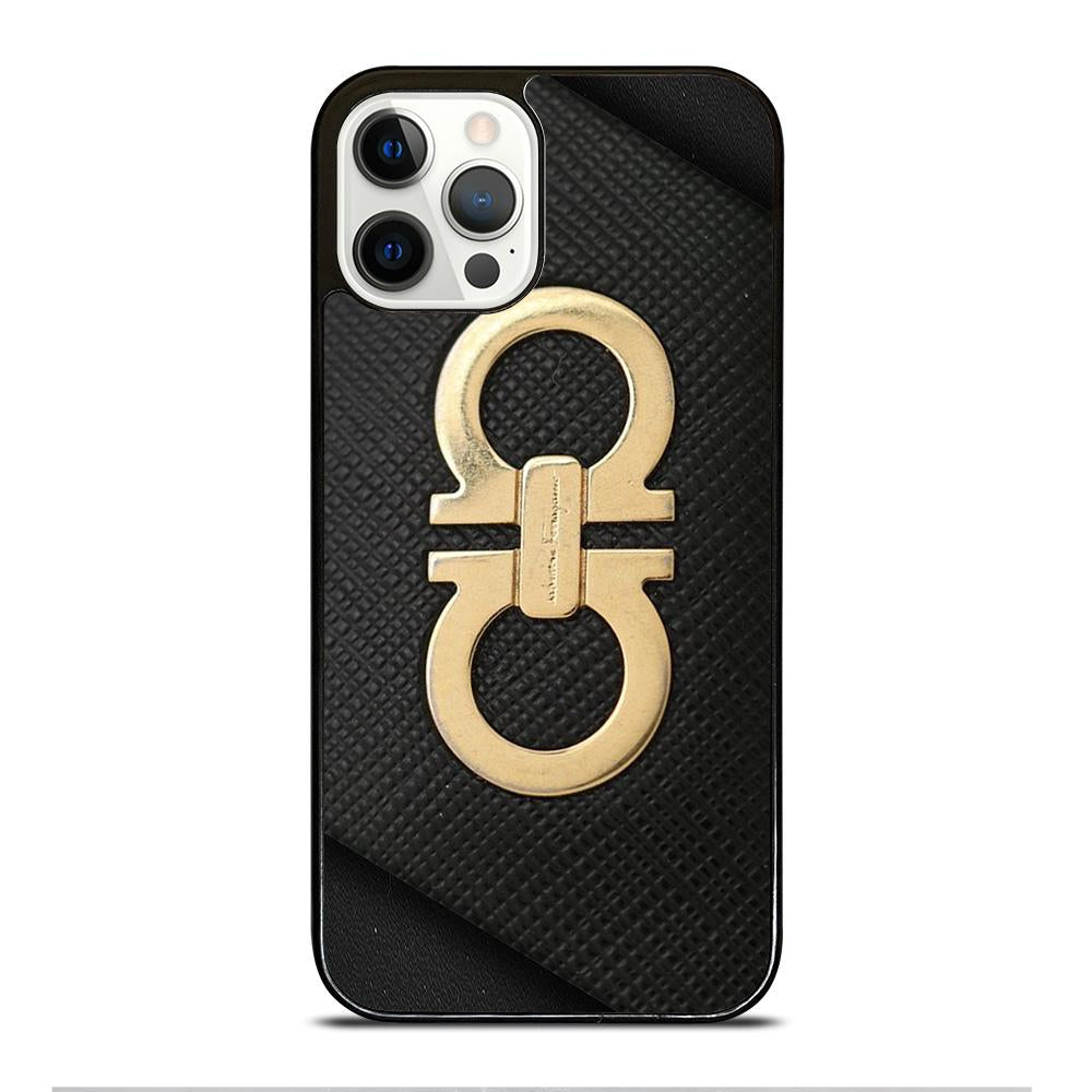 Salvatore Ferragamo Gold Logo Iphone 12 Pro Case Cover Casepole