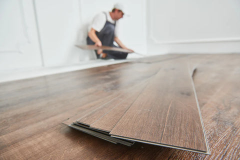 Luxury vinyl plank flooring