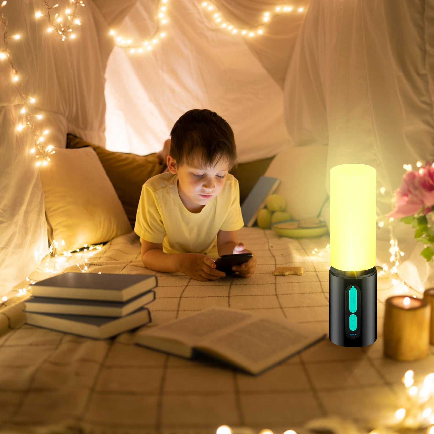 4 In 1 Rechargeable Camping String Light