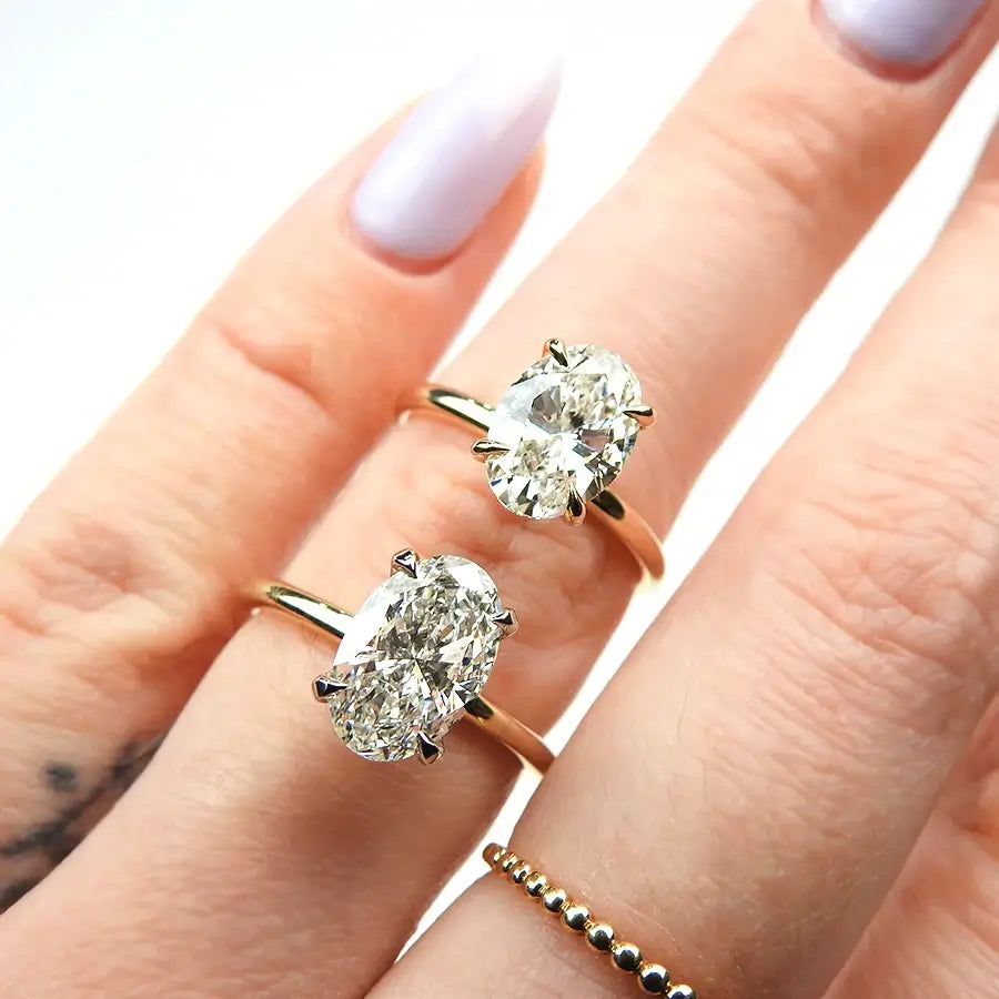 Laurita 12 Carat Emerald Cut Diamond Three Stone Ring | Nekta New York