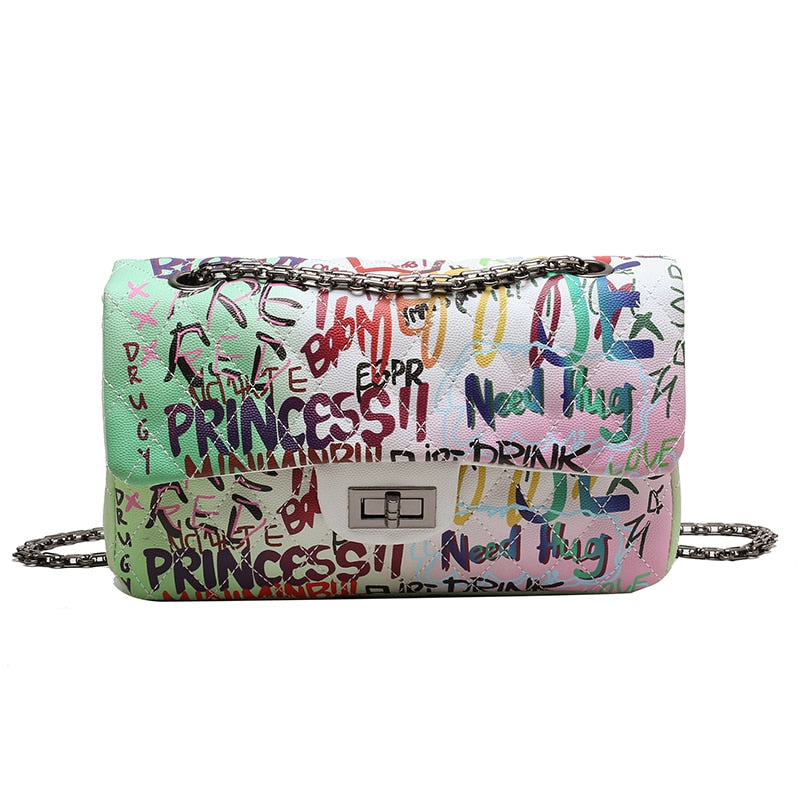 graffiti chanel bolsa