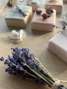 NEW! French Lavender Cedarwood Brazilian Purple Clay Solid Syndet Shampoo Bar