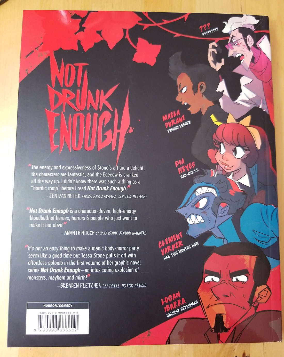 Not Drunk Enough Volume 1 from Tess Stone - Webcomic Merchandise 