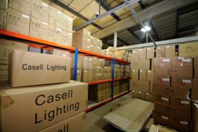 casell lighting warehouse