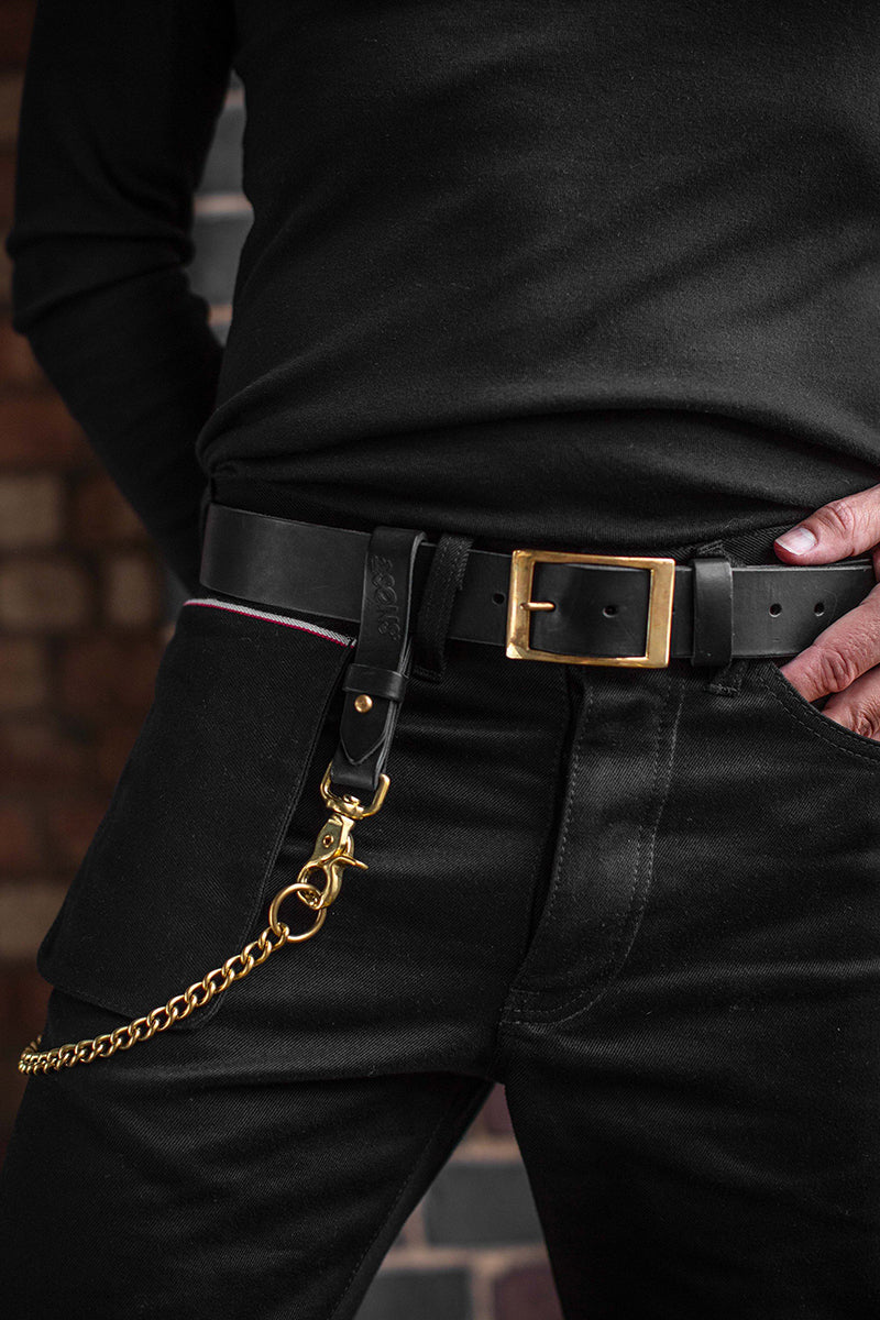 Black Leather Waist Belt With … curated on LTK