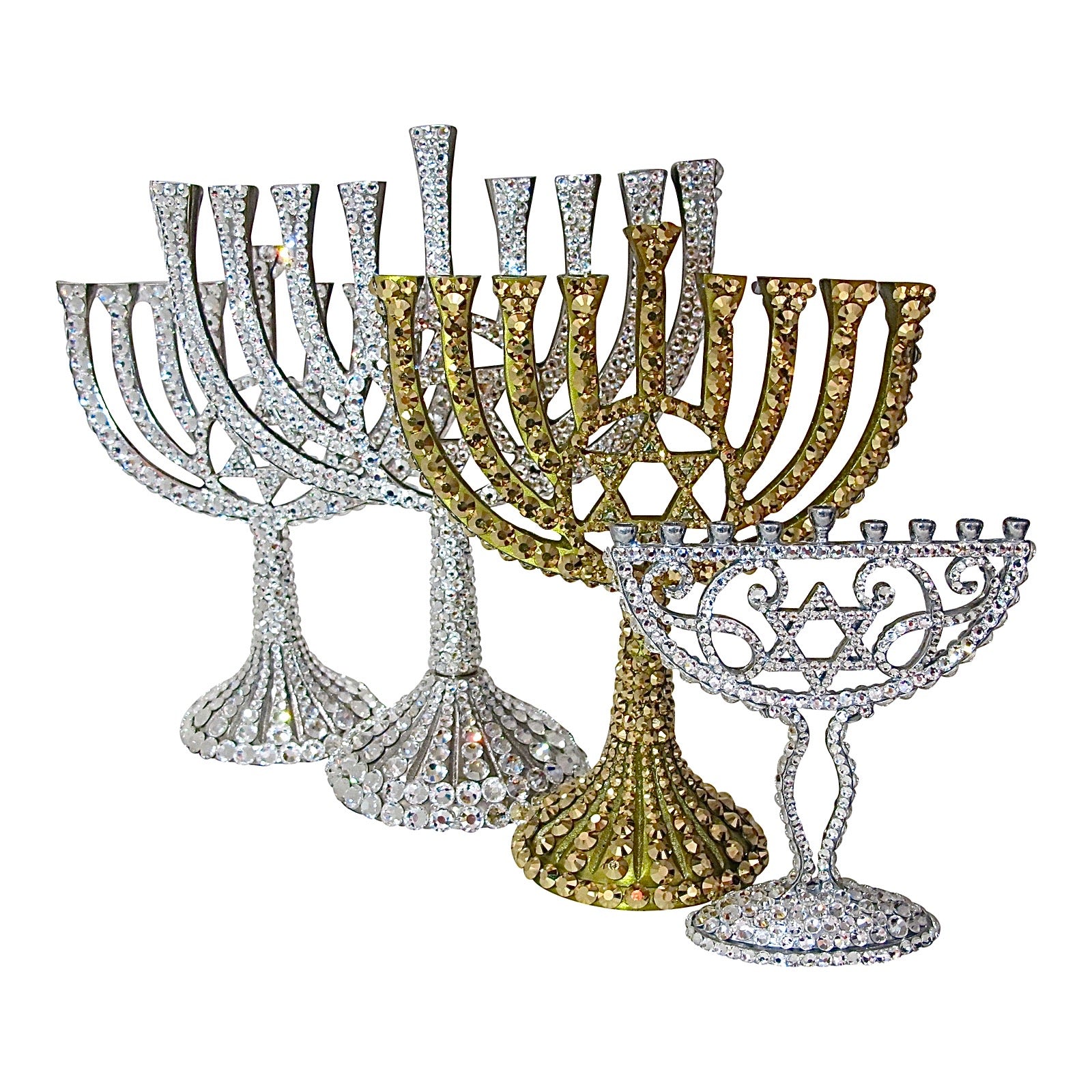 Luxe Crystal Menorah