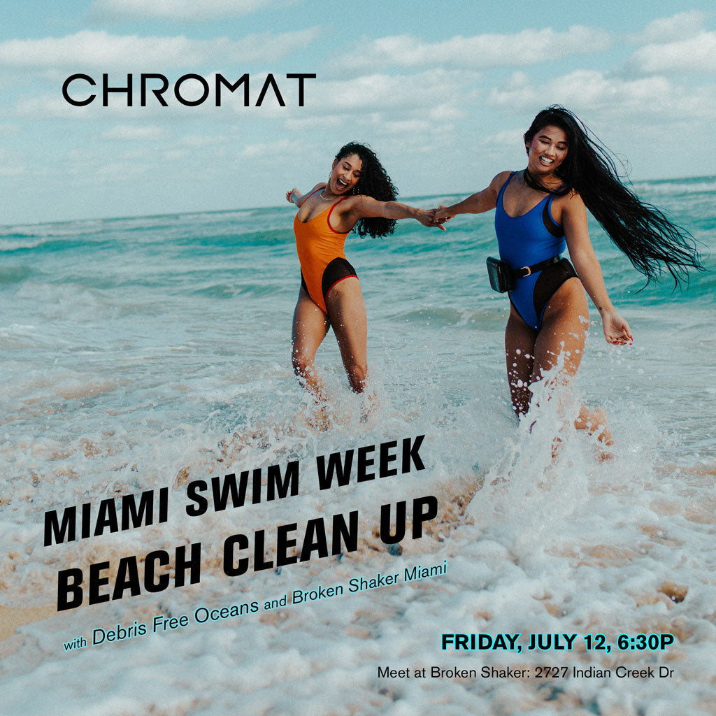 Chromat Miami Swim Week Beach Clean Up