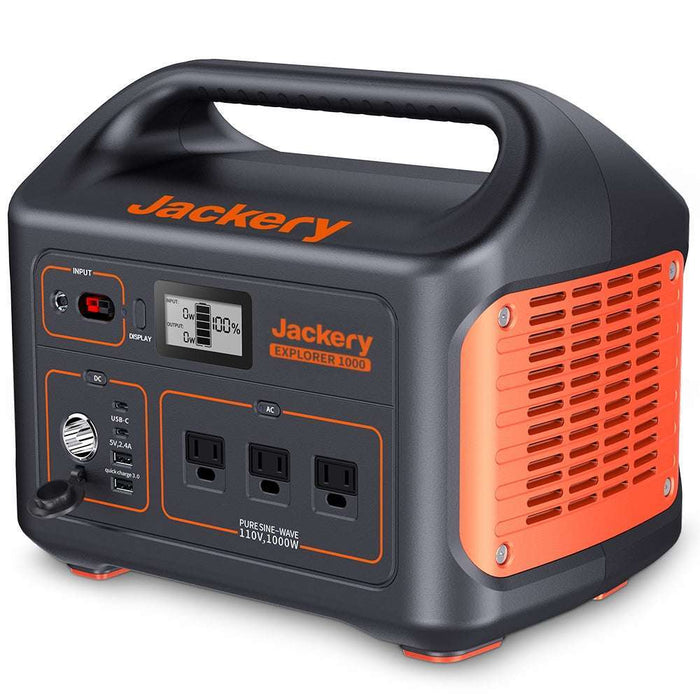 Jackery Explorer 1000 Outdoor Portable Power Station with Optional