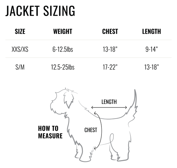 jacket sizing