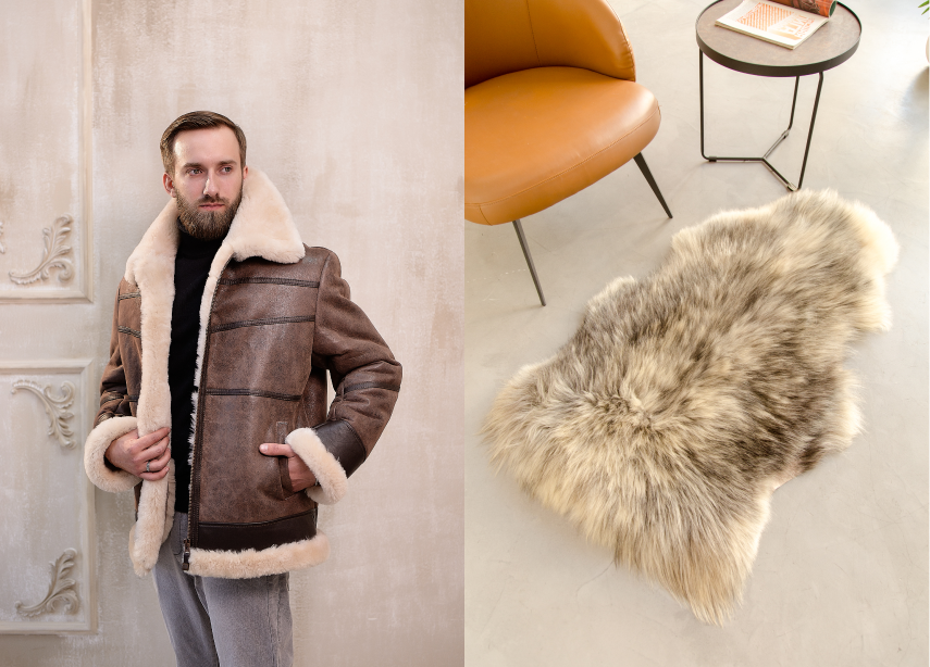 Difference between Shearling and Sheepskin