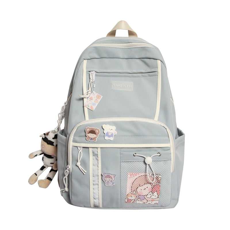 Back to school backpack Schoolbag Female Korean High Student Japanese ...