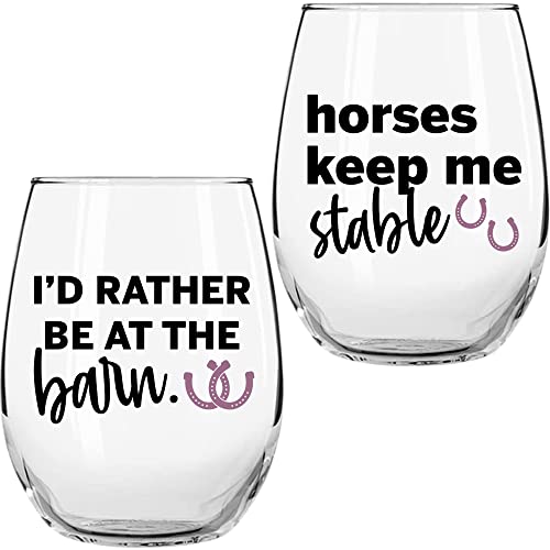 Life is Better With Cows Cute Stemless Wine Glass Farmhouse Décor Gifts for  Lovers of Cows and Wine Large Glasses 