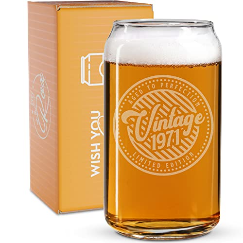 16 Ounce Beer Can Glass 