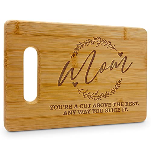 Mom Cutting Board, the Heart of the Family, Mothers Day Personalized,  Mothers Day Gift Ideas, Mothers Day Cutting Board, Mom Quote Sign 