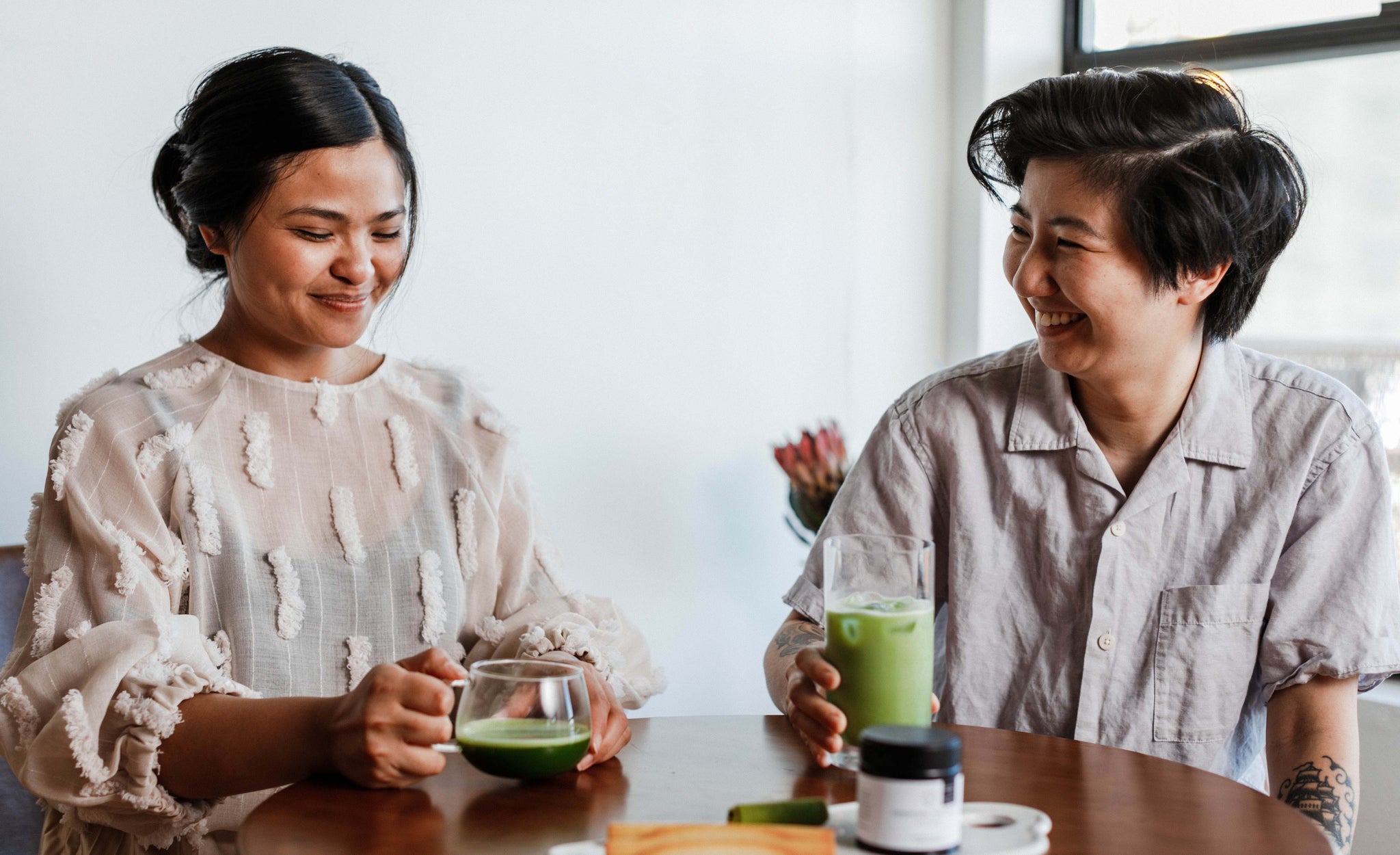 Amy Truong and Lani Gobaleza, founders of Paru, a loose-leaf tea brand with Japanese influences
