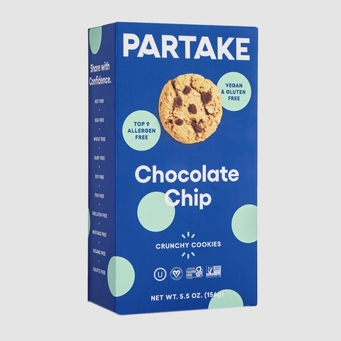 Crunchy Chocolate Chip Cookies, Partake, $16.99