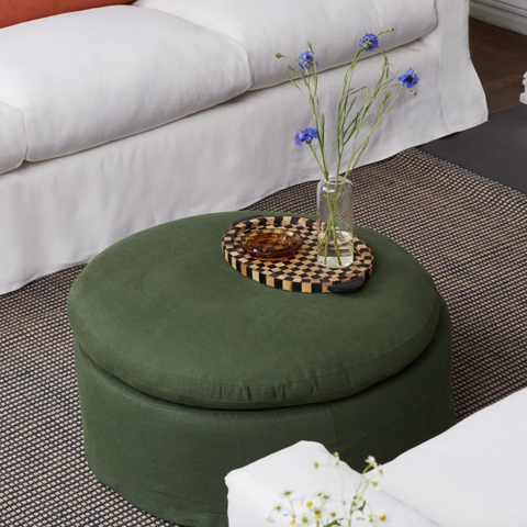 The Evergreen Ottoman from Sabai Design