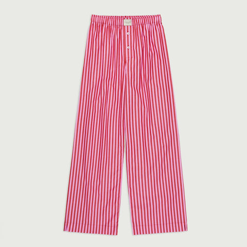 The pink LA Boxer Alta in Cotton Poplin and Spritz Stripe from Comme Si.