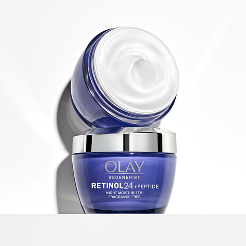 Retinol24 + Peptide Night Face Moisturizer, OLAY, $29.99