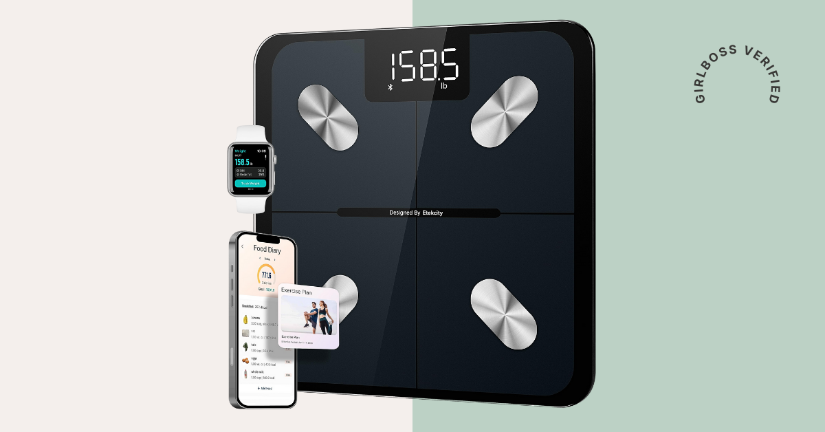 Smart Scale For Body Weight, Bt Type-c Rechargeable Body Fat Scale