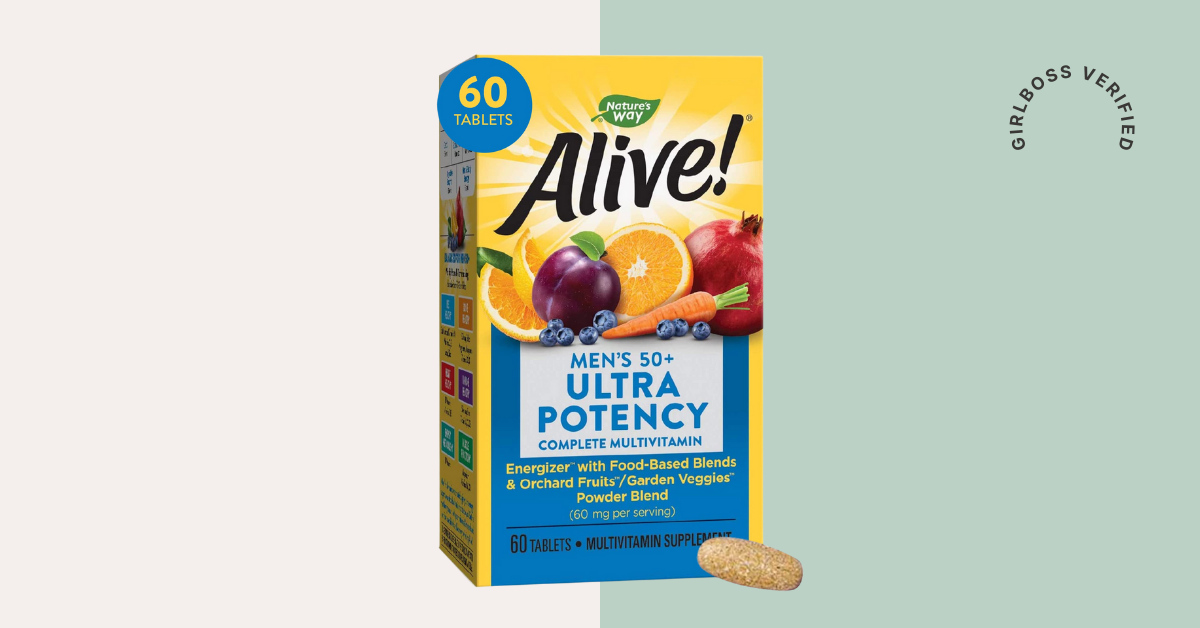 Nature's Way Alive! Men’s 50+ Daily Ultra Potency Complete Multivitamin