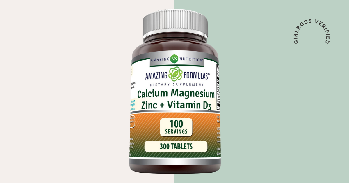 Amazing Formulas Calcium Magnesium Zinc D3 - 300 Tablets Per Bottle Supplement