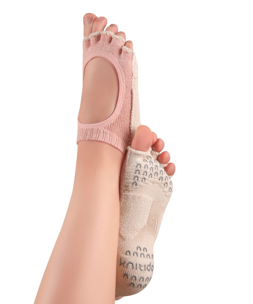 Knitido Plus toe socks Embedded Balance with vegetable colors 